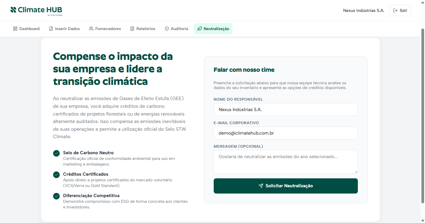 Neutralização e Compensação Nexus